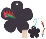 Budget Scratch Art Flowers 36pcs