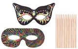 Scratch Art Masks 10pcs