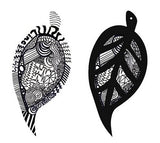 Cardboard Leaf Shapes 10pcs