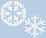 Large Cardboard Snowflakes 10pcs