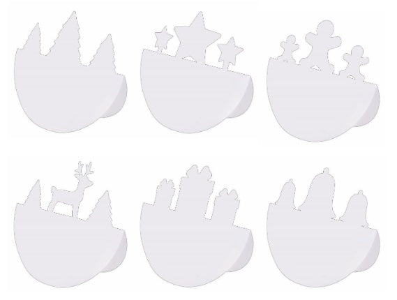 Rocking Christmas Cards 12pcs