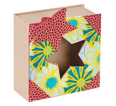 Papier Mache Cut-Out Star Box