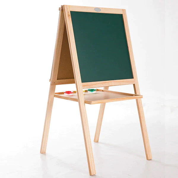 Smart Multifunction Art Easel with Paper Roll and Paint Pots 106cmH