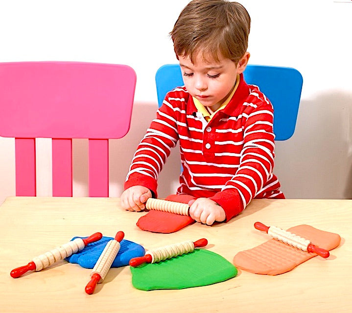 Wooden Designer Rolling Pins 6pcs