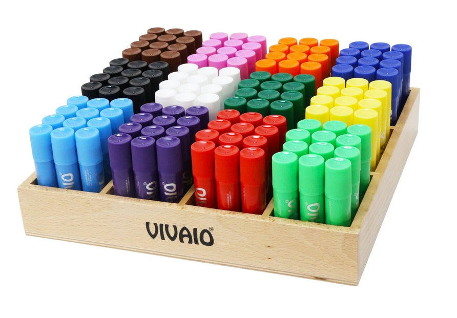 Solid Poster Paints With Applicators 144pcs