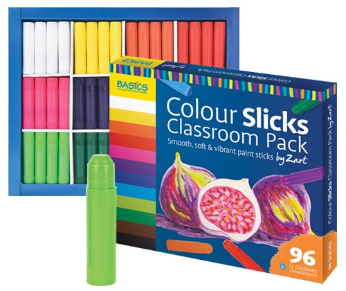 Colour Paint Slicks Classpack 96pcs