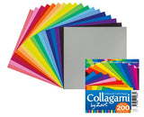 Collagami Coloured Craft Paper 200pcs