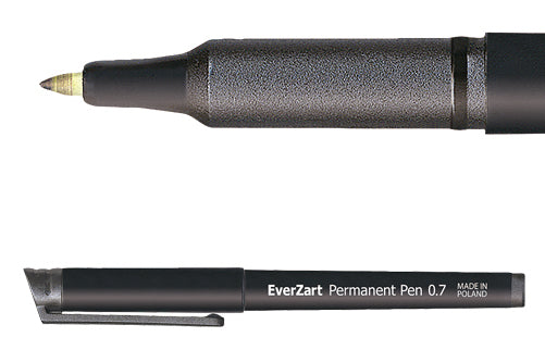 Permanent Pens Black 20pcs