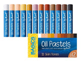 Oil Pastels Skin Tones 12pcs