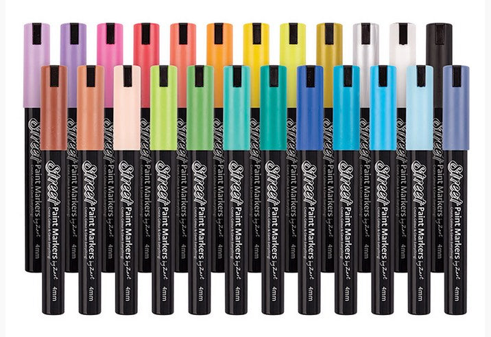 Outdoor Waterproof and Sunproof Markers 24pcs