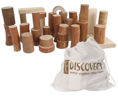 Barkless Logs In Calico Bag 27pcs