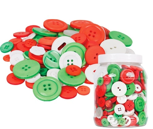 Christmas Buttons 600g