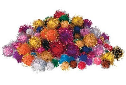 Pom Poms Glitter 200pcs
