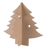 Papier Mache 3D Trees 10pcs
