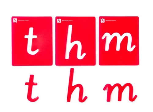Lower Case Stencils & Tracers Set 52pcs VIC/WA/NT
