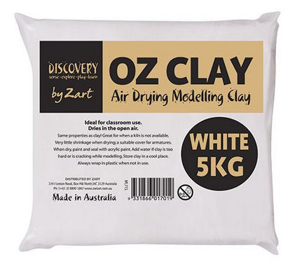 Air Dry White Modelling Clay 5kg