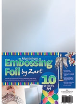 Aluminium Embossing Foil A4 10pcs