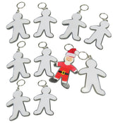 Clear Plastic Personal Key Tags 10pcs