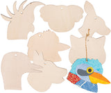 Wooden Australian Animal Shapes 21pcs