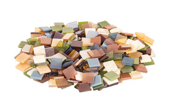 Deco Mosaic Tiles Earth Colours 150g