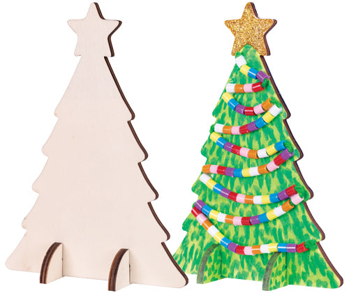 Wooden Standing Trees 10pcs