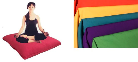 Giant Floor Cushions (Set A) With Polyester Filled Inserts 90cm x 90cm Set of 5