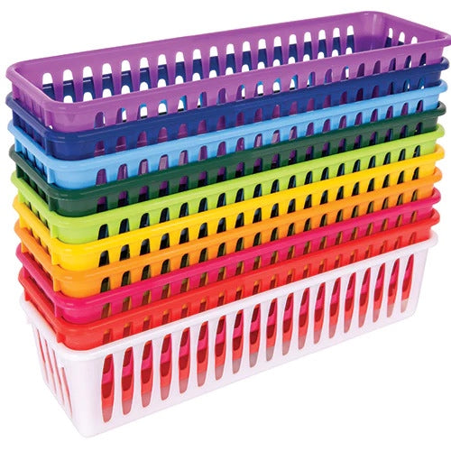 Pencil Bins Assorted Colours 10pcs