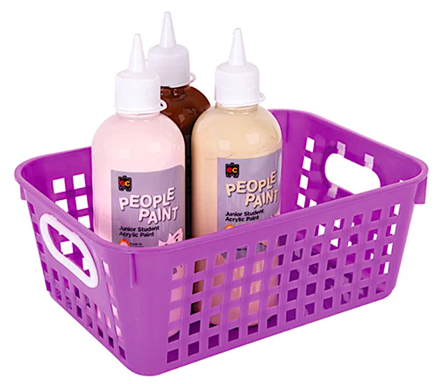 Storage Baskets Assorted Colours 10pcs