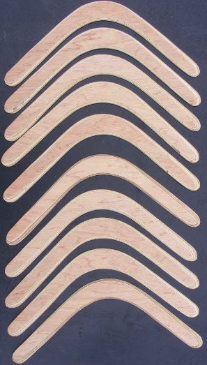 Indigenous Paint-a-Boomerang Set of 10 (returning 45cm)