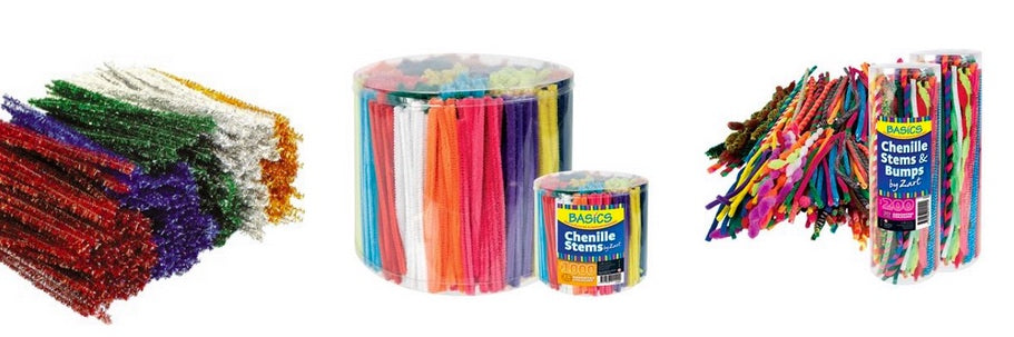 Bulk Chenille Stems Multimix Pack 1700pcs