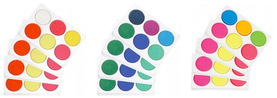 Class Set of Colour Block Palettes 12 Sets