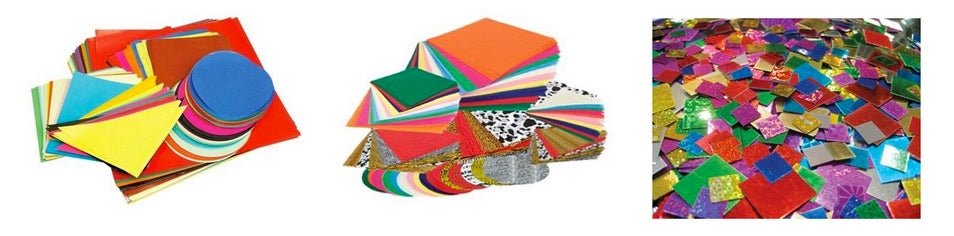 Bulk Classroom Paper, Tissues and Mosaics Pack 6400pcs