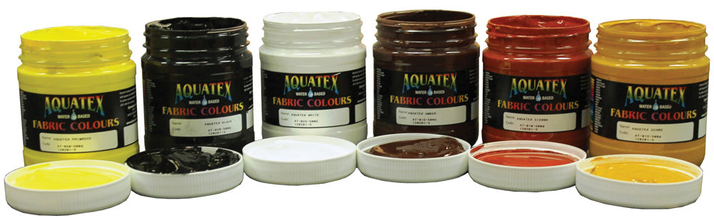 Aquatex Earth Colours Fabric Paint 6 x 500ml