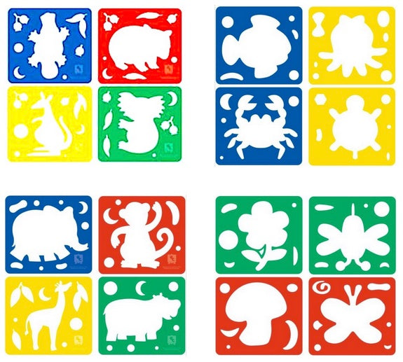 Dough Cutters Aussie, Jungle, Sealife, and Garden 16pcs