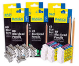 Blacklead Pencils, Sharpeners and Erasers Kit 228pcs