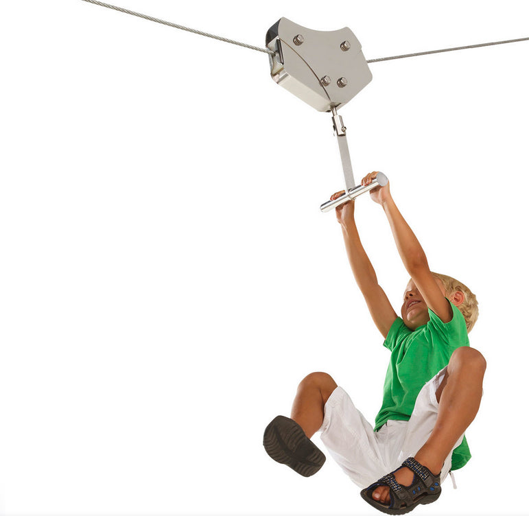 Commercial Zip Line Complete Kit 25m With Monkey Hanger