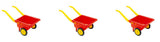 Super Tuff 2-Wheel Wheelbarrows Set of 3