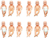 Twelve Newborn Dolls 41cm.. 6 White Boys and 6 White Girls