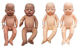 Set of Four Newborn Dolls 41cm