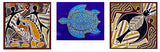 Emu Dreaming, Fish Billabong and Willie Wagtail Puzzle Set