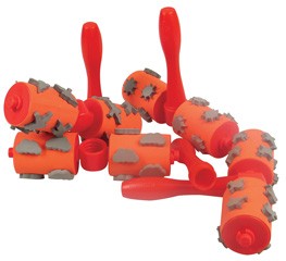 Dual Paint Rollers In The Air 4pcs