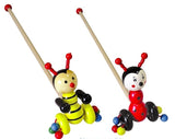 Pushalong Bee and Ladybird Set of 2