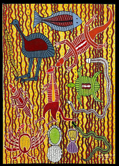 Aboriginal Tucker A3 Jigsaw Puzzle