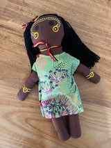 Aboriginal Girl Doll – 36cm Handmade & Hand Painted