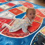 Alphabet Rainbow Serpent Carpet 2m x 3m