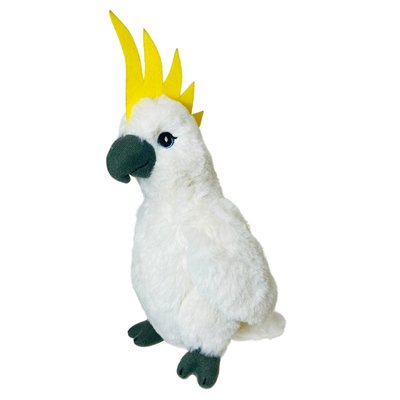 Eco Cockatoo Hand Puppet 25cm