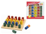 Peg and Stack Board 25pcs