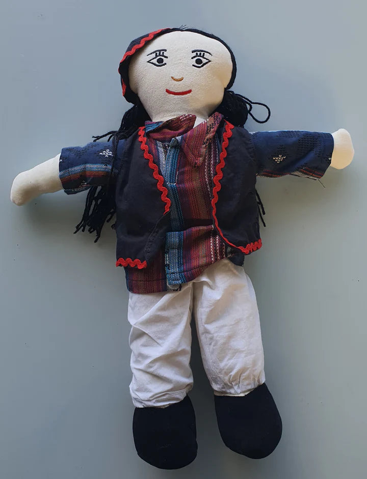 Jewish Girl Fabric Doll 45cmH