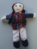 Jewish Girl Fabric Doll 45cmH