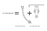 Commercial FLAT PLATE Swing Hook with Cardan Joint and Safety Chain